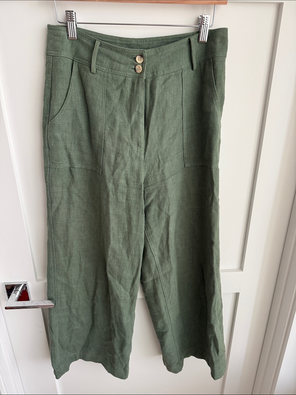 Frinch linen cropped pants
